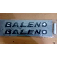Maruti New Baleno Logo Decal 3D Letter Emblem (Set Of 2)