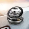 Solar Crystal Ball Metal Body Car Solar Power Rotating Air Freshener