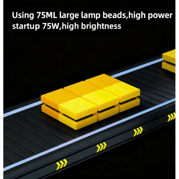 Carhatke 160W Tri Color LED Headlight Bulb for Car & Bike H4/H19 - Remote Control + Flasher