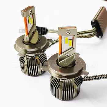 Carhatke 130W Car H19/H4 LED Headlight Bulb Pure White Color 