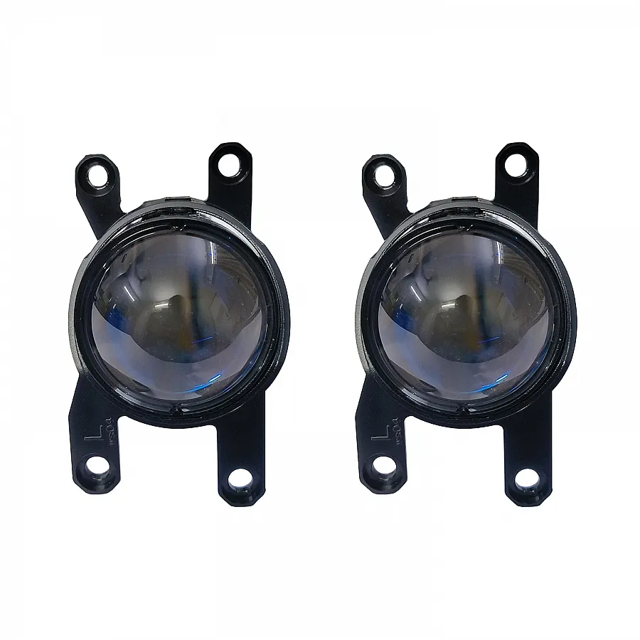Carhatke 85W Projector Fog Light 2 Inch With High/Low Beam Blue Lens for Crysta, Hycross, Fortuner, Aura, Nios, i20, Venue and Others