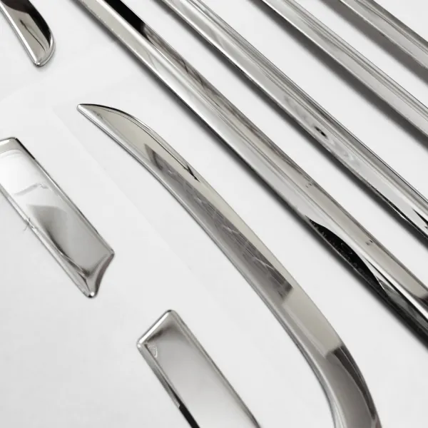 Honda Amaze 2018 Lower Window Chrome Garnish Trims (Set Of 10Pcs.)