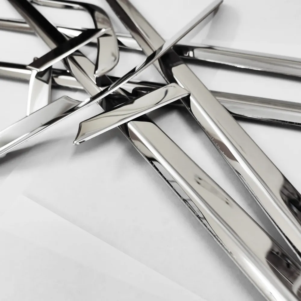 Honda Amaze 2018 Lower Window Chrome Garnish Trims (Set Of 10Pcs.)