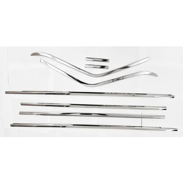 Maruti Suzuki XL6 Lower Window Chrome Garnish Trims (Set Of 8Pcs.) Maruti Suzuki XL6 Lower Window Chrome Garnish Trims (Set Of 8Pcs.)