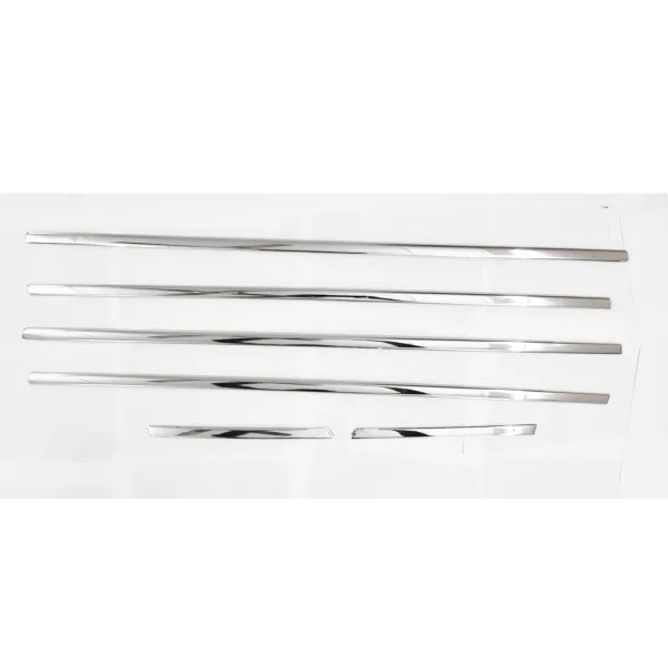 Maruti New Vitara Brezza 2020 Lower Window Chrome Garnish Trims (Set of 6Pcs)