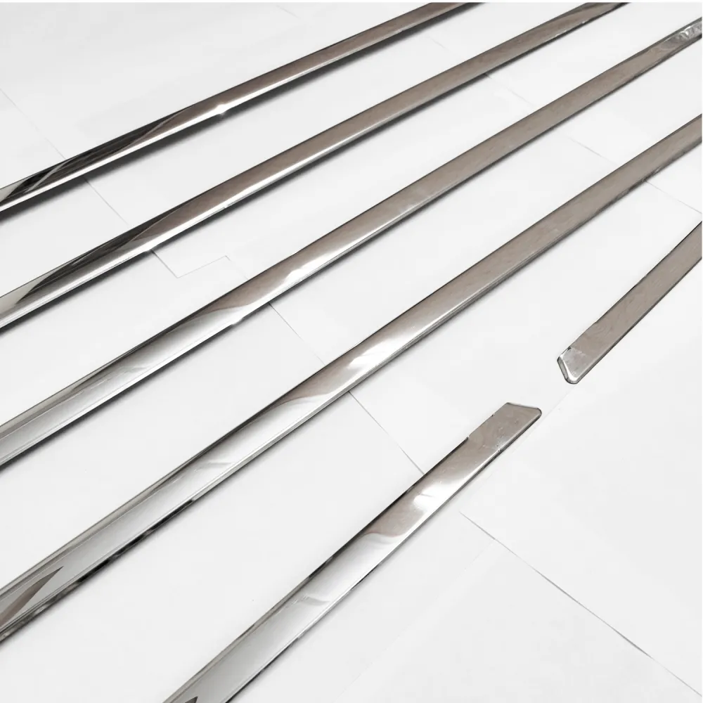 Maruti Vitara Brezza Lower Window Chrome Garnish Trims (Set Of 6)