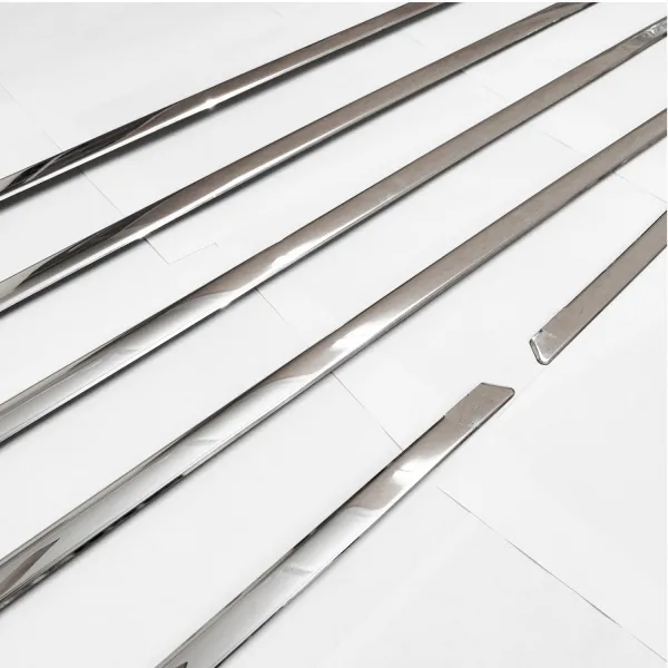 Maruti New Vitara Brezza 2020 Lower Window Chrome Garnish Trims (Set of 6Pcs)