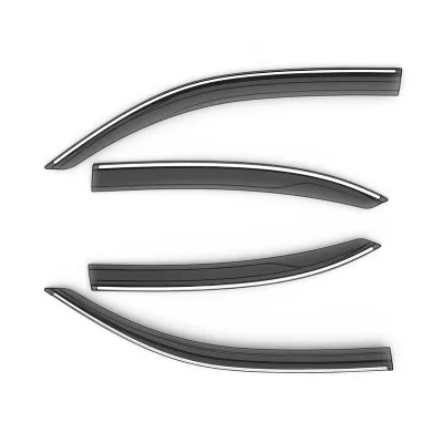 GFX Honda New Amaze 2018 Onward Car Window Door Visor with Chrome Line (Set Of 4Pcs.) GFX Honda New Amaze 2018 Onward Car Window Door Visor with Chrome Line (Set Of 4Pcs.)