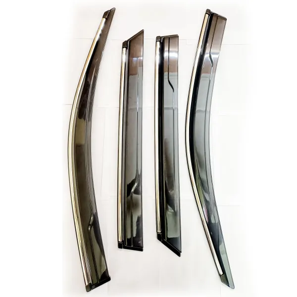 GFX Kia Sonet 2020 Onward Car Window Door Visor with Chrome Line (Set Of 4Pcs.) GFX Kia Sonet 2020 Onward Car Window Door Visor with Chrome Line (Set Of 4Pcs.)