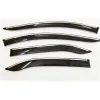 MG ZS EV Car Window Door Visor with Chrome Line (Set Of 4 Pcs.)