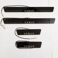 Hyundai Venue 2019 Onwards Door Opening LED Footstep - 4 Pieces