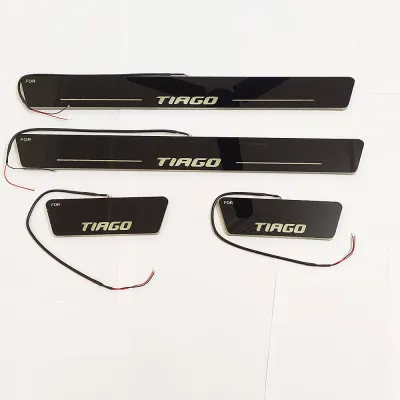 Tata Tiago 2016 Onwards Onwards Door Opening Matrix Moving LED Footstep - 4 Pieces