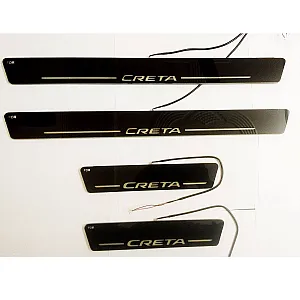 Hyundai Creta 2015 Onwards Onwards Door Opening Matrix Moving LED Footstep - 4 Pieces