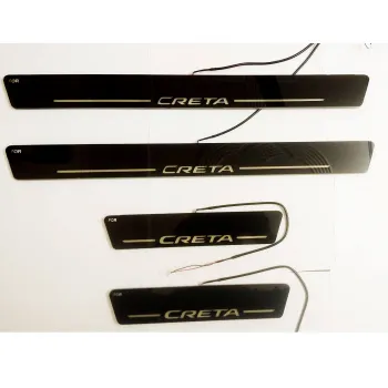 Hyundai Creta 2015 Onwards Onwards Door Opening Matrix Moving LED Footstep - 4 Pieces