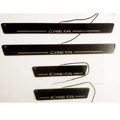 Hyundai Creta 2015 Onwards Onwards Door Opening Matrix Moving LED Footstep - 4 Pieces