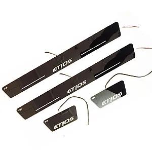 Toyota Etios 2010 Onwards Door Opening LED Footstep - 4 Pieces