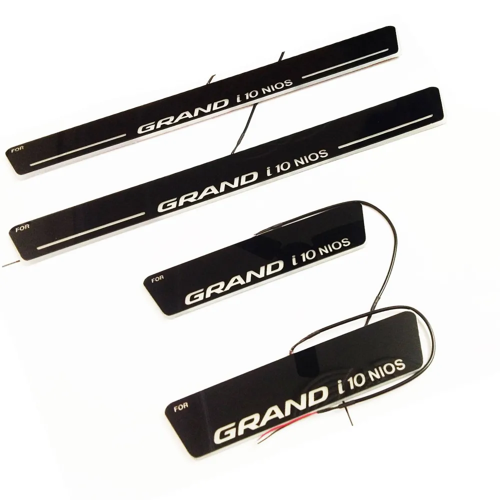 Hyundai Grand I 10 Nios 2020 Onwards Onwards Door Opening Matrix Moving LED Footstep - 4 Pieces