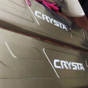 Toyota Innova Crysta 2016 Onwards OEM Door Opening LED Lights Scuff Sill Plate - 4 Pieces