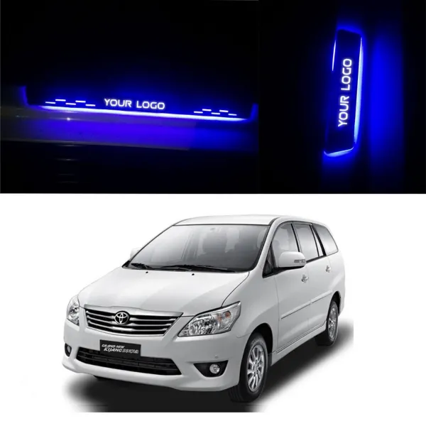 Toyota Innova Crysta 2016 Onwards Door Opening LED Footstep - 4 Pieces