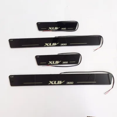 Mahindra XUV 300 2019 Onwards Door Opening LED Footstep - 4 Pieces