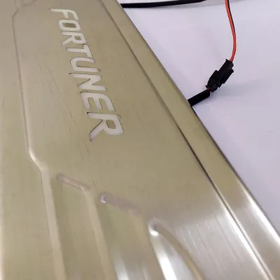 O.E Type LED Door Scuff Plate for Toyota Fortuner 2016 Onwards O.E Type LED Door Scuff Plate for Toyota Fortuner 2016 Onwards