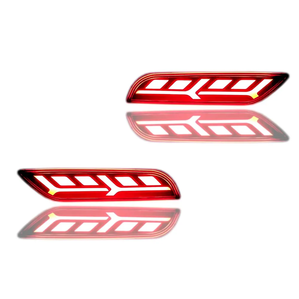 Bumper LED Reflector Lights Lamborghini Style For Hyundai Creta Facelift 2018-2020 (Set of 2Pcs.)