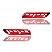Bumper LED Reflector Lights Lamborghini Style For Hyundai Creta Facelift 2018-2020 (Set of 2Pcs.)