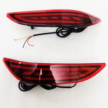  Honda City Idtech 2014-2017 Bumper LED Reflector Lights with Matrix Turn Signal