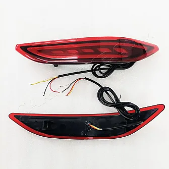  Honda City Idtech 2014-2017 Bumper LED Reflector Lights with Matrix Turn Signal