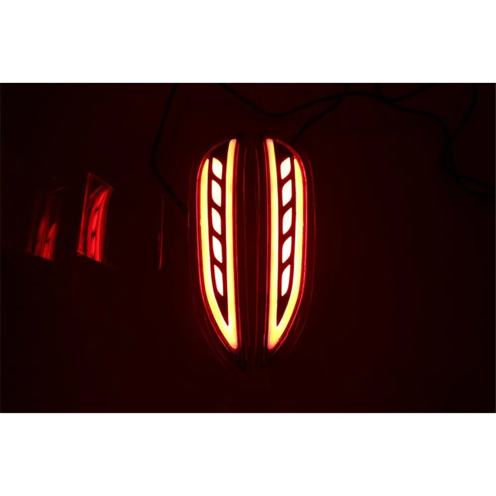  Honda City Idtech 2014-2017 Bumper LED Reflector Lights with Matrix Turn Signal