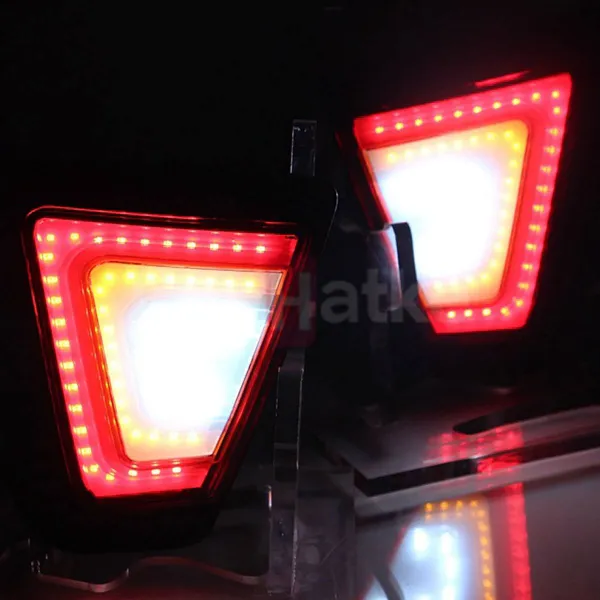 Honda Jazz 2015-2019 Bumper LED Reflector Lights (Set of 2Pcs.) Honda Jazz 2015-2019 Bumper LED Reflector Lights (Set of 2Pcs.)