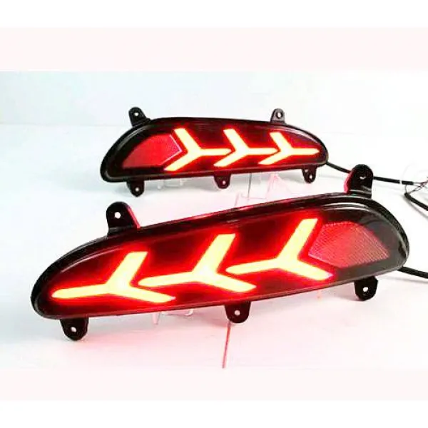 Hyundai i20 Elite 2014-2018 Bumper LED Reflector Lights in Arrow Design (Set of 2Pcs.)