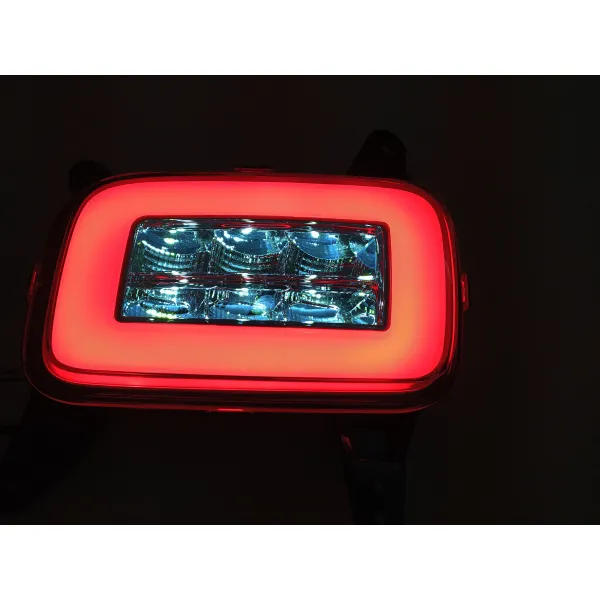 Hyundai Venue Bumper Reflector LED Light Tail Light Design (Set of 2Pcs.)