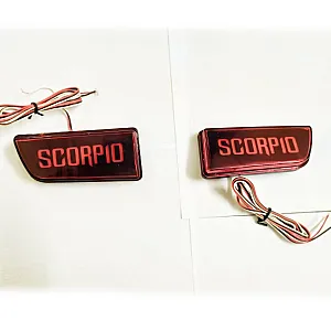 Mahindra Scorpio 2009-2014 Alpha Bumper LED Reflector Lights(Set of 2Pcs.)