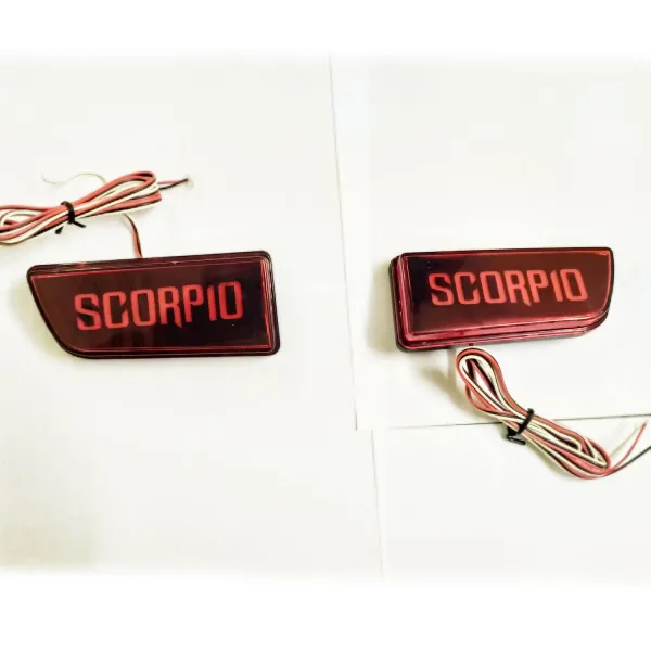 Mahindra Scorpio 2009-2014 Alpha Bumper LED Reflector Lights(Set of 2Pcs.)