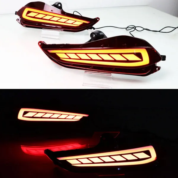 Toyota Yaris Back Bumper LED Reflector Lights (Set of 2Pcs.) Toyota Yaris Back Bumper LED Reflector Lights (Set of 2Pcs.)