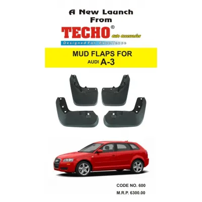 Audi A3 Techo Best Quality O.E Type Mudflap (Set Of 4Pcs.)