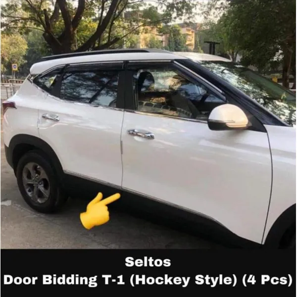 Kia Seltos Exterior Chrome Body Show Kit Combo (Set of 38 Pcs.)