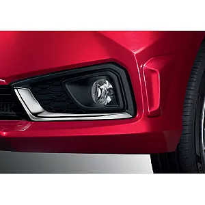 Cnleague Tail light and Fog Lamp Chrome Garnish for Honda Amaze 2018 Onwards