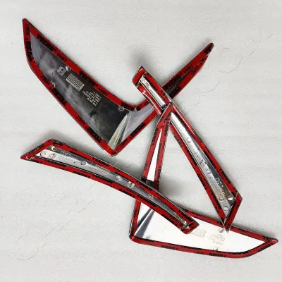 Hyundai i20 2020 -24 Customized Chrome Finish Bumper Protector Guard (Set Of 4Pcs.) Hyundai i20 2020 -24 Customized Chrome Finish Bumper Protector Guard (Set Of 4Pcs.)