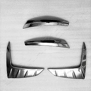 Hyundai i20 2020 -24 Customized Chrome Finish Bumper Protector Guard (Set Of 4Pcs.)