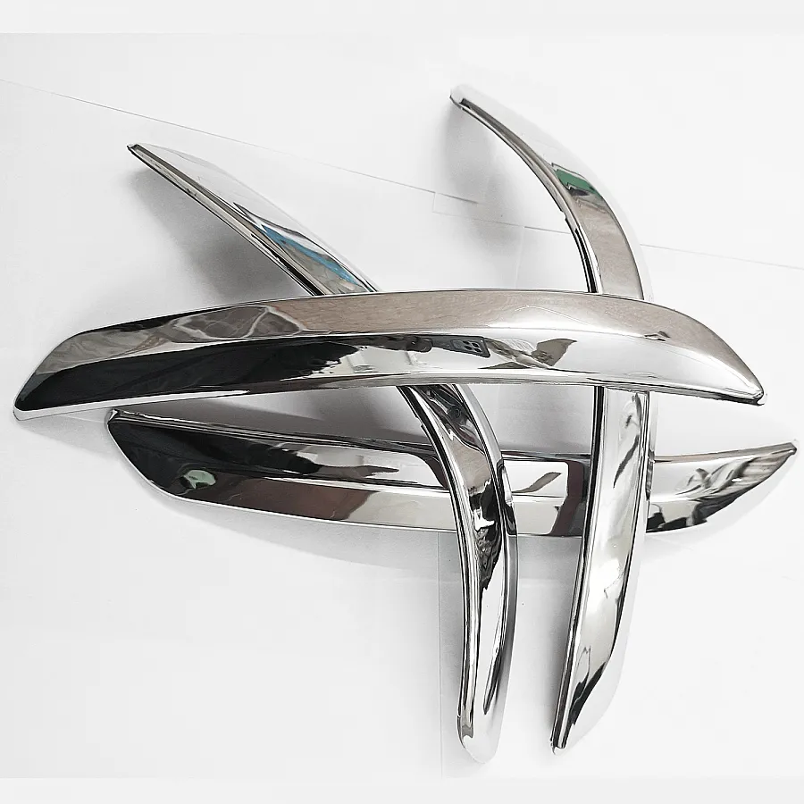 Maruti Suzuki Swift Dzire 2017 Custmoised Chrome Finish Bumper Protector Guard (Set Of 4Pcs.)
