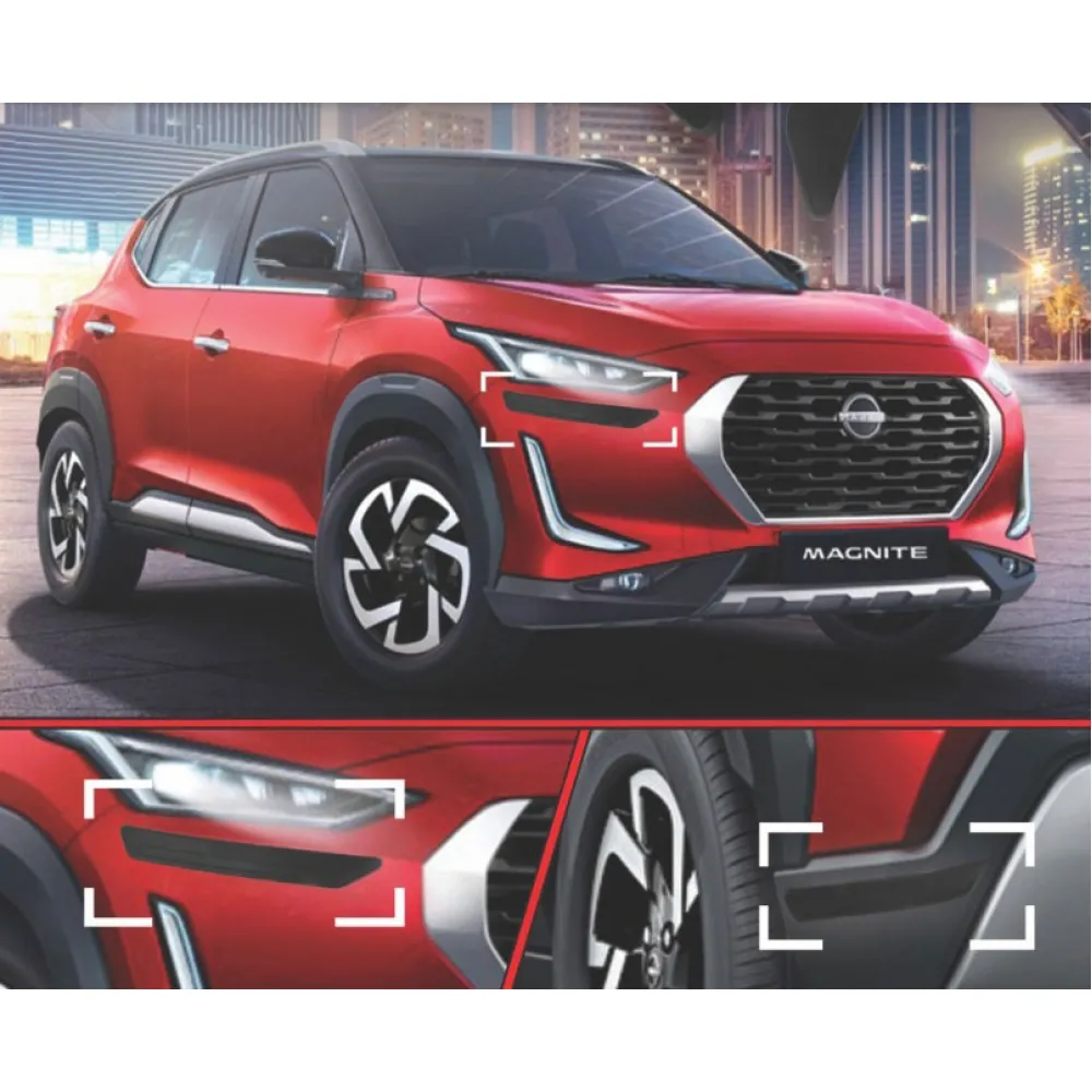 Nissan Magnite Custmoised Bumper Protector Guard - Set Of 4