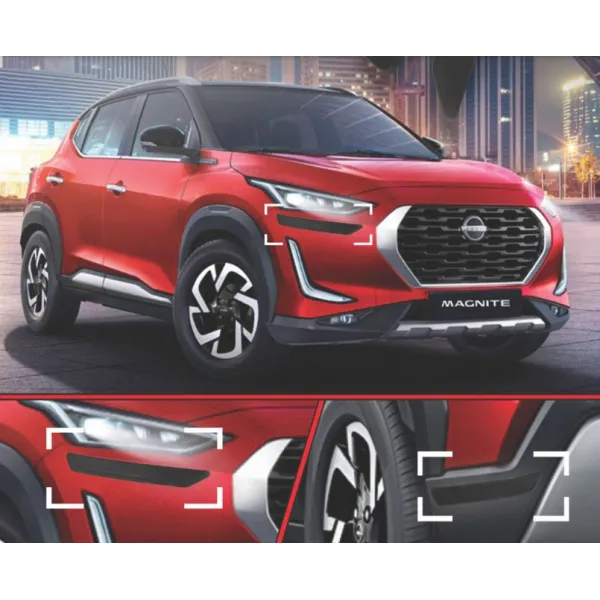 Nissan Magnite Custmoised Bumper Protector Guard - Set Of 4