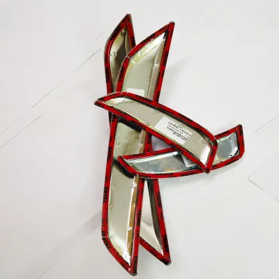 Toyota Glanza Custmoised Chrome Finish Bumper Protector Guard - Set Of 4