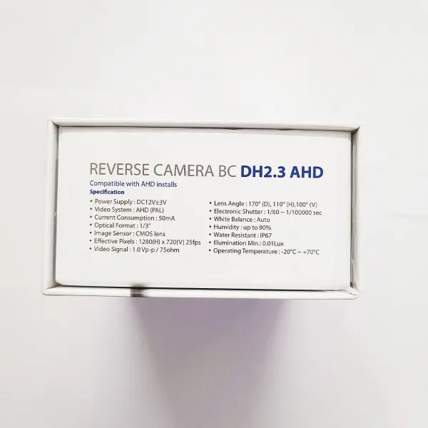 Blaupunkt BC DH2.3 AHD Universal Rear Bumper Camera with AHD Picture Quality & Dynamic Guidelines 