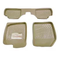 Leathride Texured 3D Car Floor Mats For Honda Old Amaze