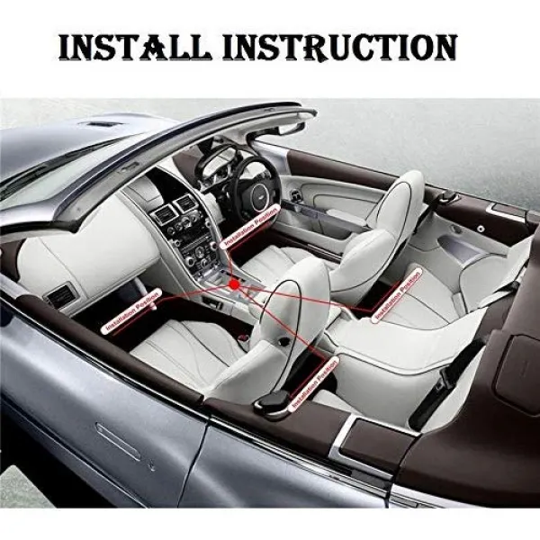 Car Interior Under Dashbord Atmosphere Multicolor Strip LED Light With Wireless Remote Control Car Interior Under Dashbord Atmosphere Multicolor Strip LED Light With Wireless Remote Control