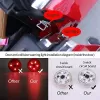 Waterproof 5 LED Wireless Door Warning Alert Lights - Red Color Waterproof 5 LED Wireless Door Warning Alert Lights - Red Color