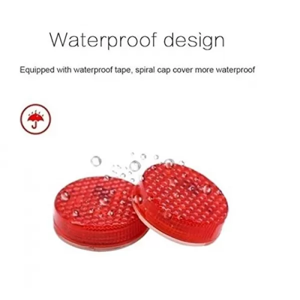 Waterproof 5 LED Wireless Door Warning Alert Lights - Red Color Waterproof 5 LED Wireless Door Warning Alert Lights - Red Color